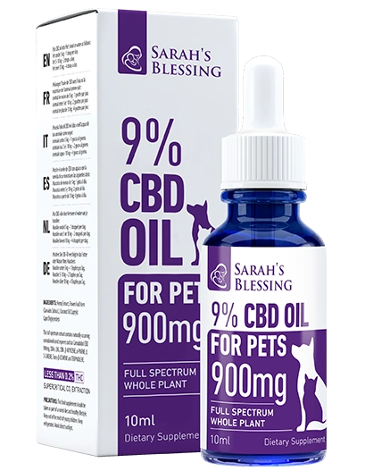 CBD-öljy lemmikkieläimille 900 mg täysspektrinen CBD